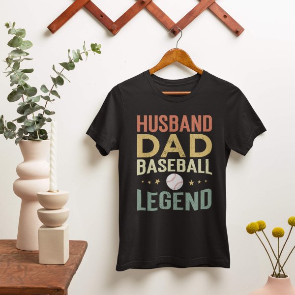 Fathers day sport dad black t shirt - printedgifthouse