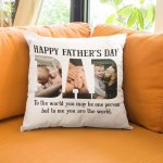 Happy Fathers day cushion cover - Printedgifthouse