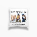 Happy Fathers day cushion cover - Printedgifthouse