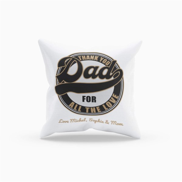 Happy Fathers day cushion cover - Printedgifthouse