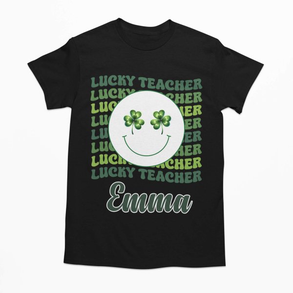 St. Patrick's Day celebration with our personalized teacher's t-shirts - printedgifthouse