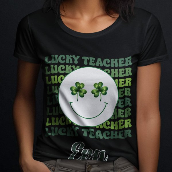St. Patrick's Day celebration with our personalized teacher's t-shirts - printedgifthouse