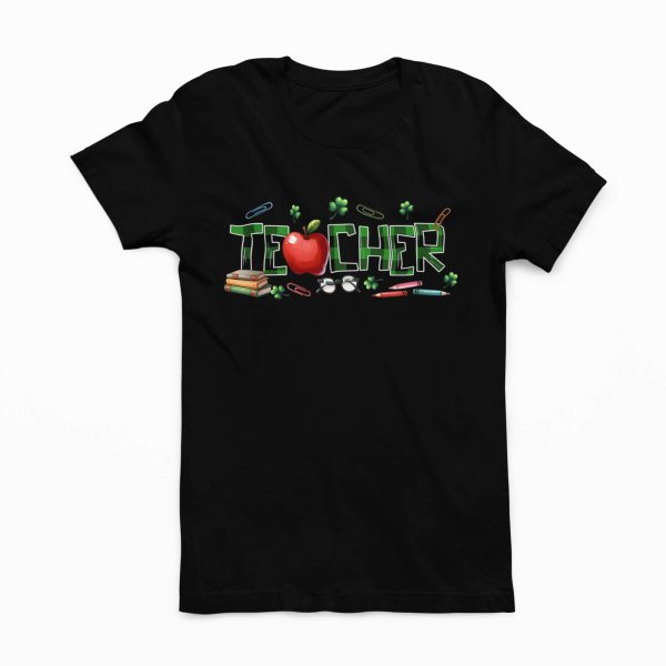 St. Patrick's Day celebration with our personalized teacher's t-shirts - printedgifthouse
