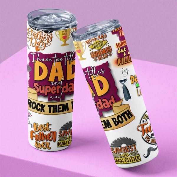 Super dad fathersday tumbler - printedgifthouse