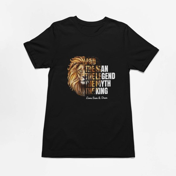 The man the myth the legend dad fathers day white t shirt - printedgifthouse