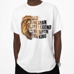 The man the myth the legend dad fathers day white t shirt - printedgifthouse