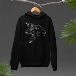 dad hoodie with kids name - fathers day - printedgifthouse