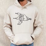 dad hoodie with kids name - fathers day - printedgifthouse