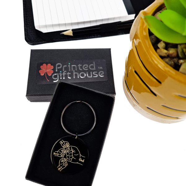 fathers day dad keyring - printedgifthouse