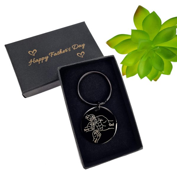 fathers day dad keyring - printedgifthouse