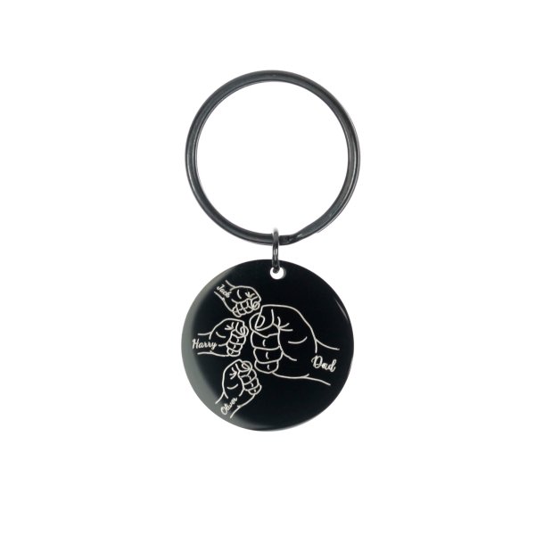 fathers day dad keyring - printedgifthouse