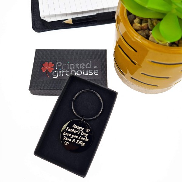 fathers day dad keyring - printedgifthouse