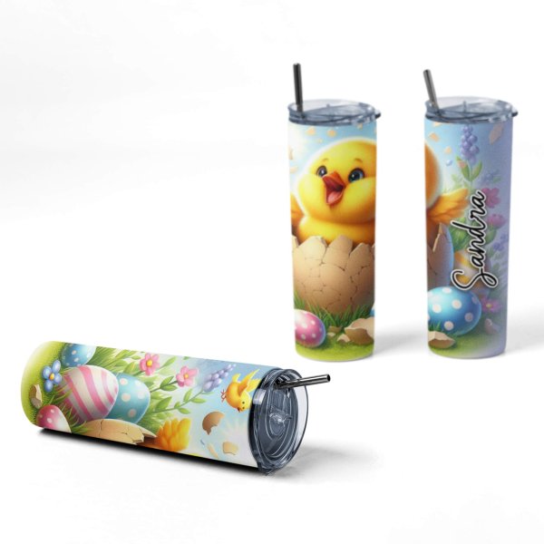 kids Easter chick tumbler