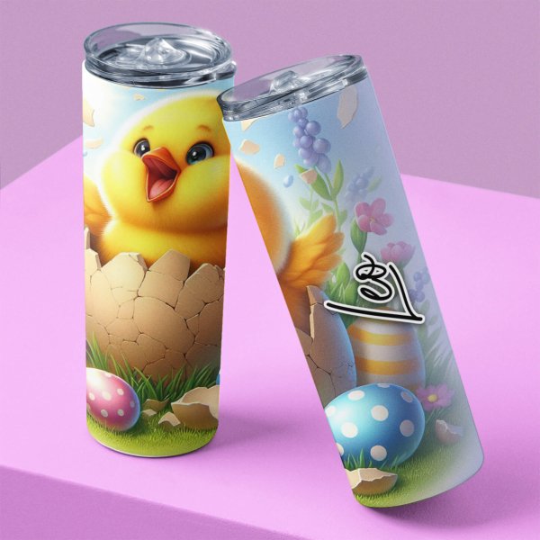 kids Easter chick tumbler