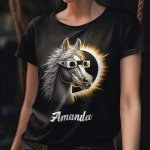 solar eclipse black t-shirt - printedgifthouse