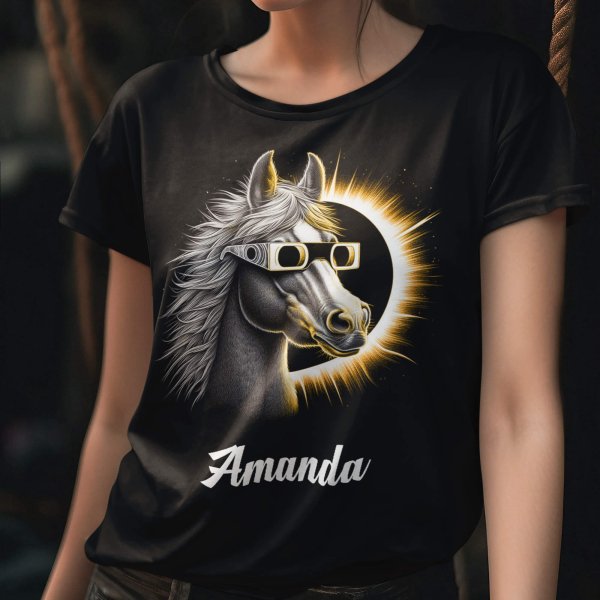 solar eclipse black t-shirt - printedgifthouse