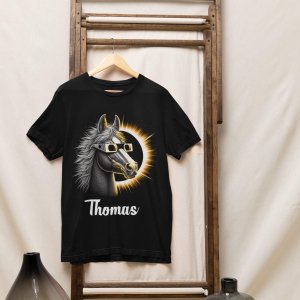 solar eclipse black t-shirt - printedgifthouse