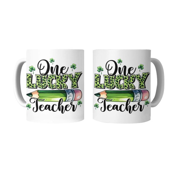 st patrick day teacher mug - printedgifthouse