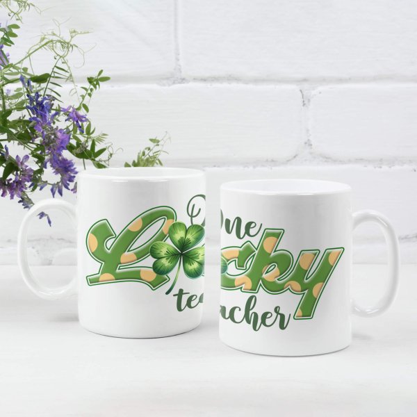 st patrick day teacher mug - printedgifthouse