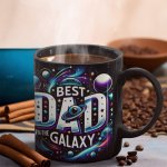 Best dad galaxy magic mug - printedgifthouse
