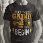 Black T shirt - Printedgifthouse