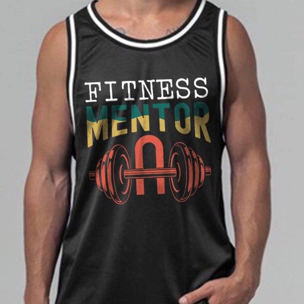 Gym Fitness mesh tank top -printedgifthouse