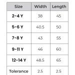 KIDS T-SHIRT SIZE CLASS