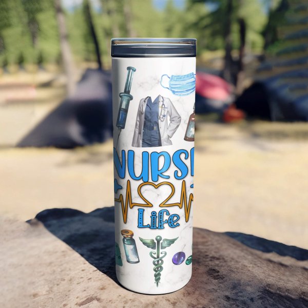 Nurse life tumbler - printedgifthouse