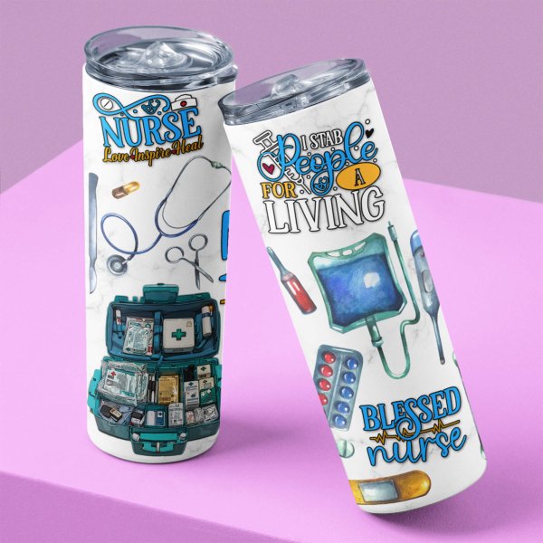 Nurse life tumbler - printedgifthouse