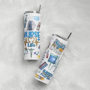 Nurse life tumbler - printedgifthouse