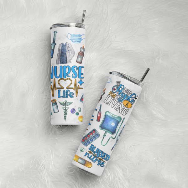 Nurse life tumbler - printedgifthouse