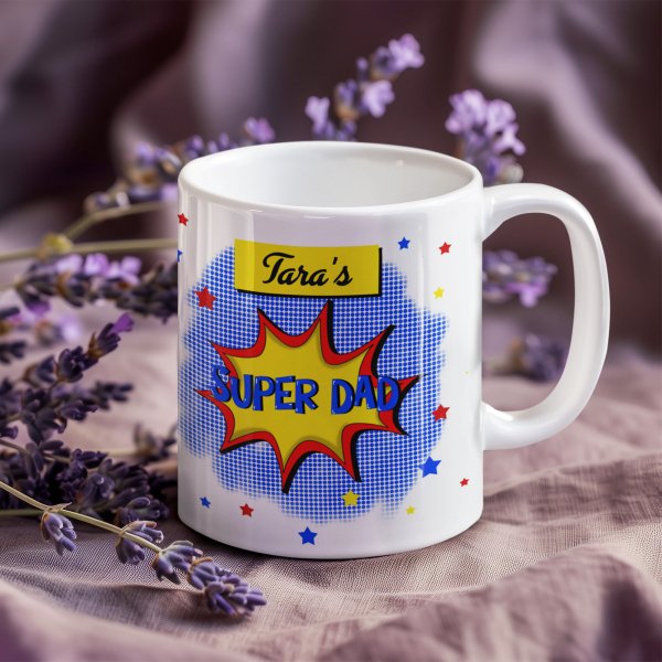 SUPER DAD MUG