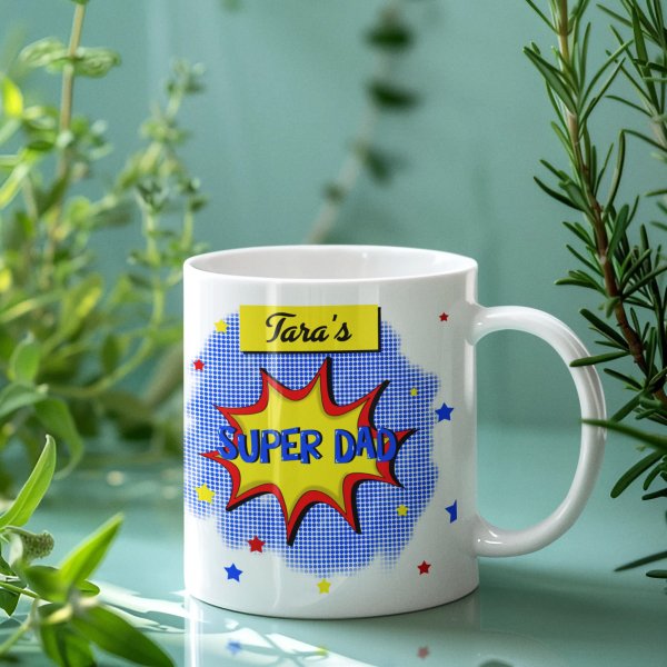 SUPER DAD MUG