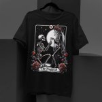 black tshirt and jumper -printedgifthouse