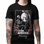 black tshirt and jumper -printedgifthouse