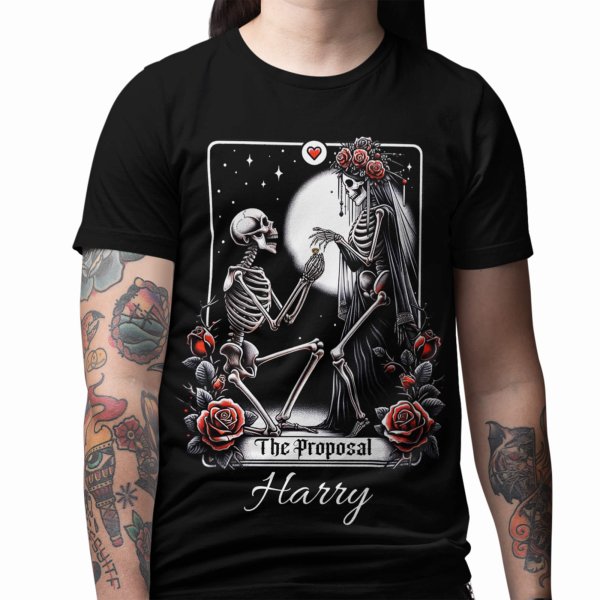 black tshirt and jumper -printedgifthouse
