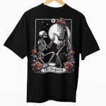 black tshirt and jumper -printedgifthouse