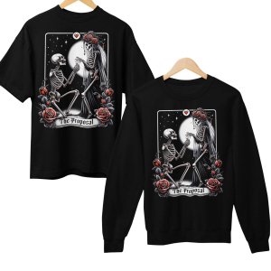 black tshirt and jumper -printedgifthouse