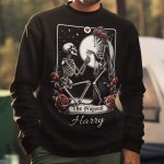 black tshirt and jumper -printedgifthouse