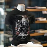 black tshirt and jumper -printedgifthouse