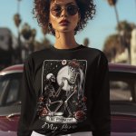black tshirt and jumper -printedgifthouse