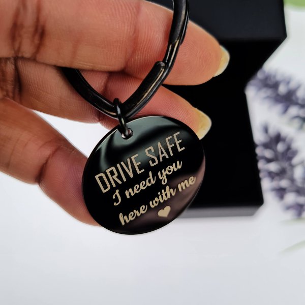 drive safe keytag - printedgifthouse