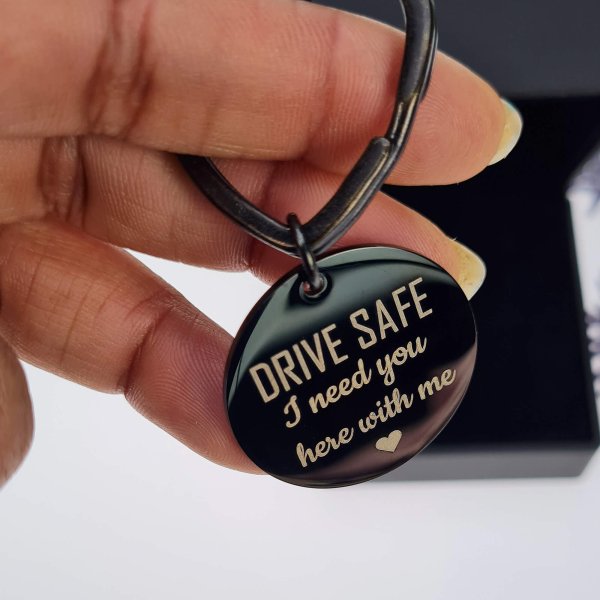 drive safe keytag - printedgifthouse