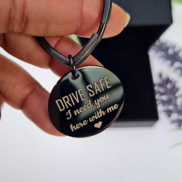 drive safe keytag - printedgifthouse