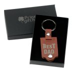 fathers day Best dad keyring - printedgifthouse