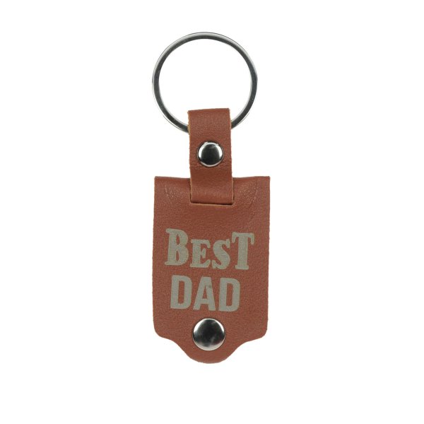 fathers day Best dad keyring - printedgifthouse