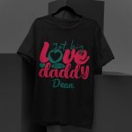 fathers day black and nude color kids t shirt - printedgifthouse