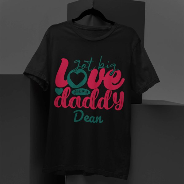 fathers day black and nude color kids t shirt - printedgifthouse