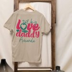 fathers day black and nude color kids t shirt - printedgifthouse