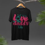 fathers day black and nude color kids t shirt - printedgifthouse